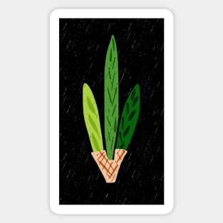 Lulav Black Print Sticker